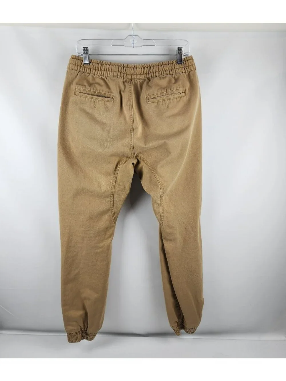 Southpole Pants Mens Medium Tan Joggers Elastic Waist Drawstring 32x30